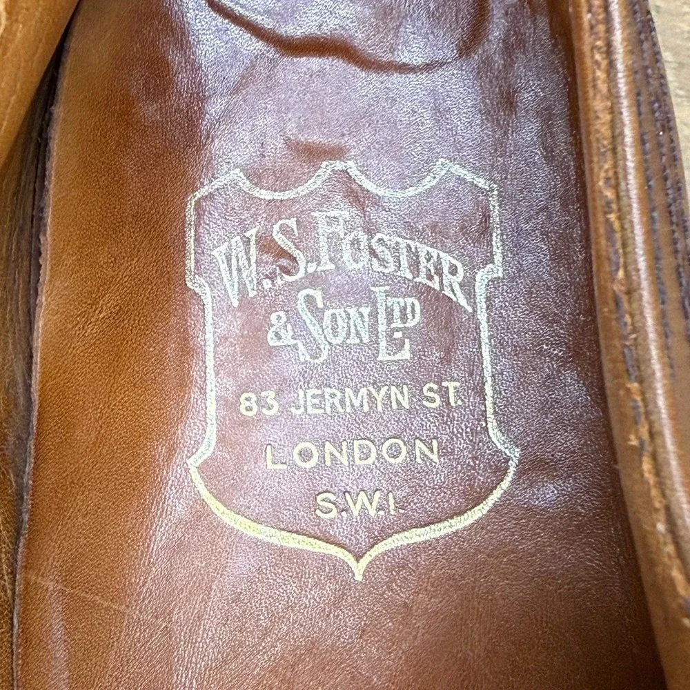 W.S.‎ Foster & Son Ltd Wingtip Mens UK 9.5 US 10.5 Walnut Dress Shoes